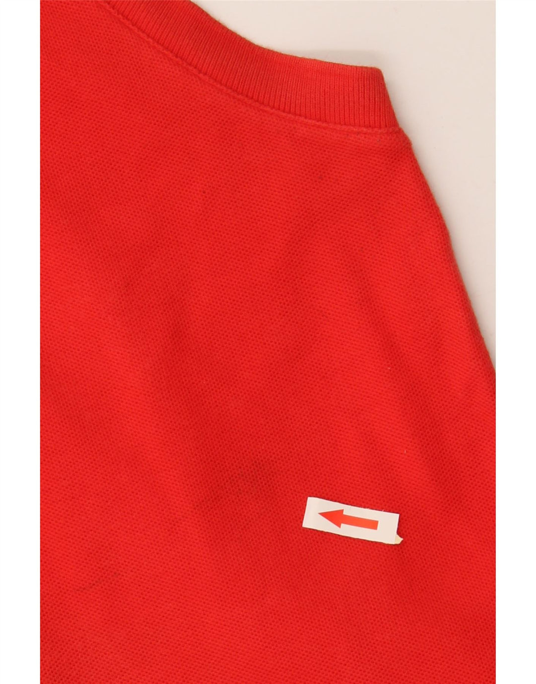 FILA Womens Sleeveless Polo Shirt IT 46 Large Red Cotton