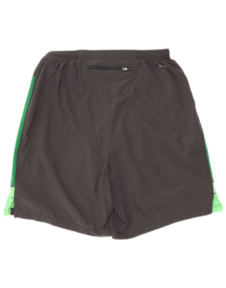 Nike Mens Regular Sport Shorts Small Grey Colourblock Polyester Sports