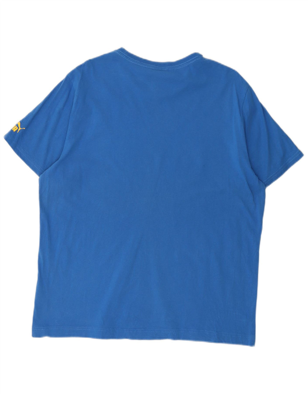 PUMA Mens Graphic T-Shirt Top XL Blue