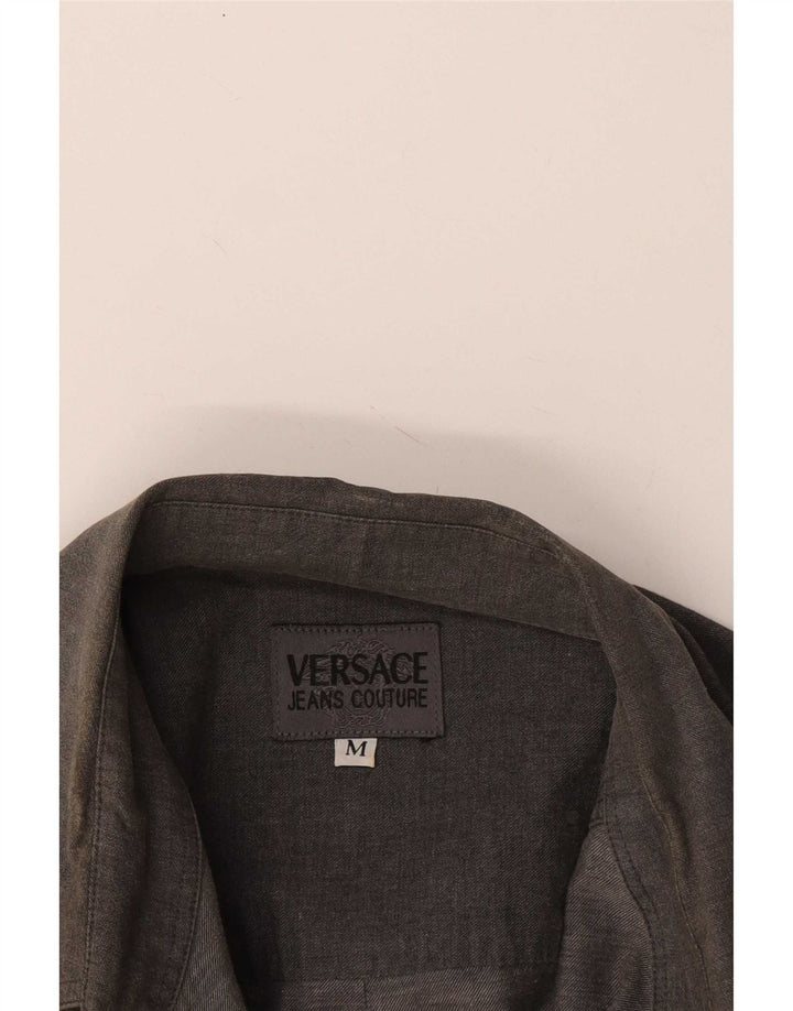 Versace Mens Shirt Medium Grey