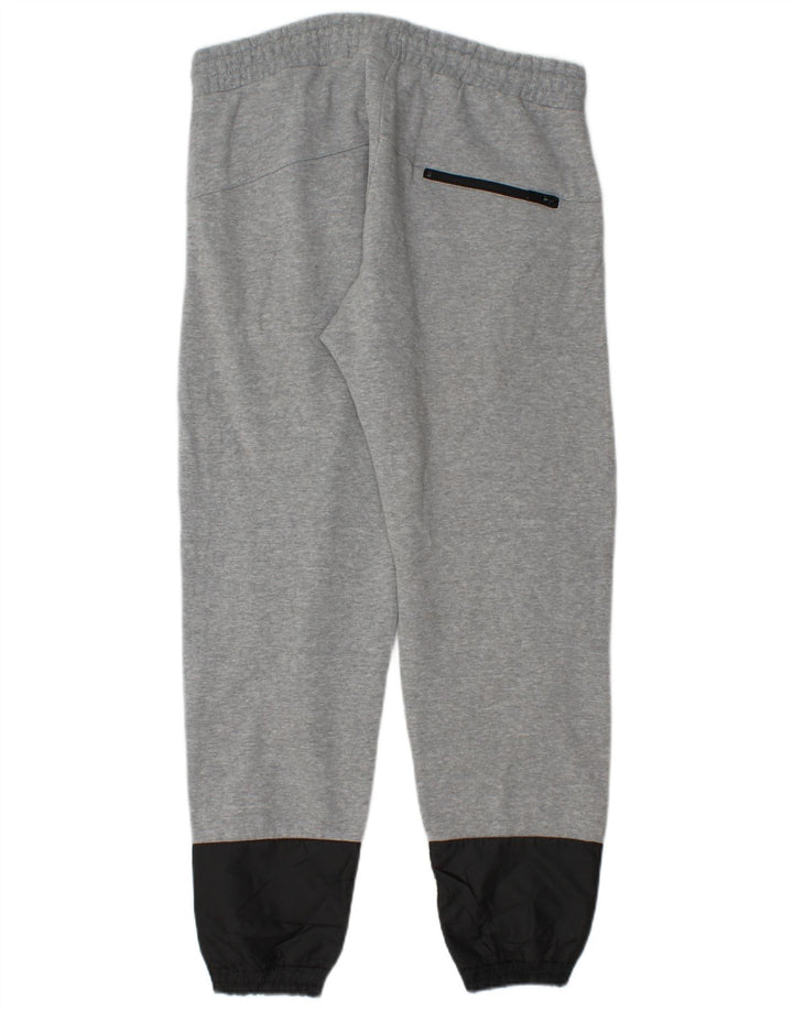 JACK & JONES Mens Tracksuit Trousers Joggers Large  Grey Colourblock