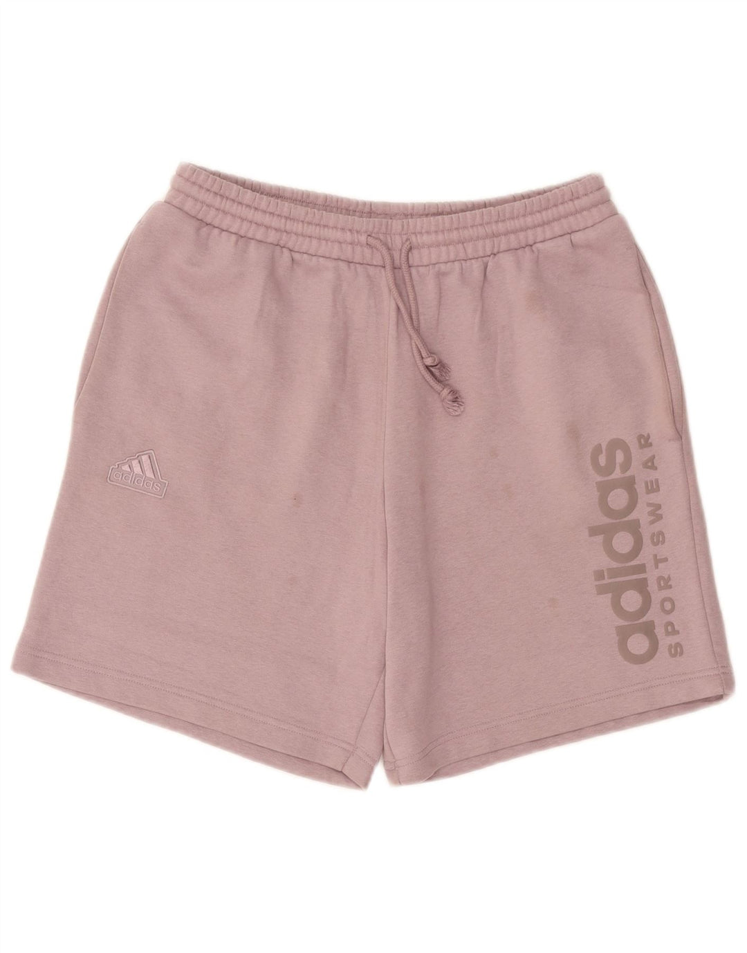 Adidas Mens Graphic Sport Shorts Medium  Pink Cotton