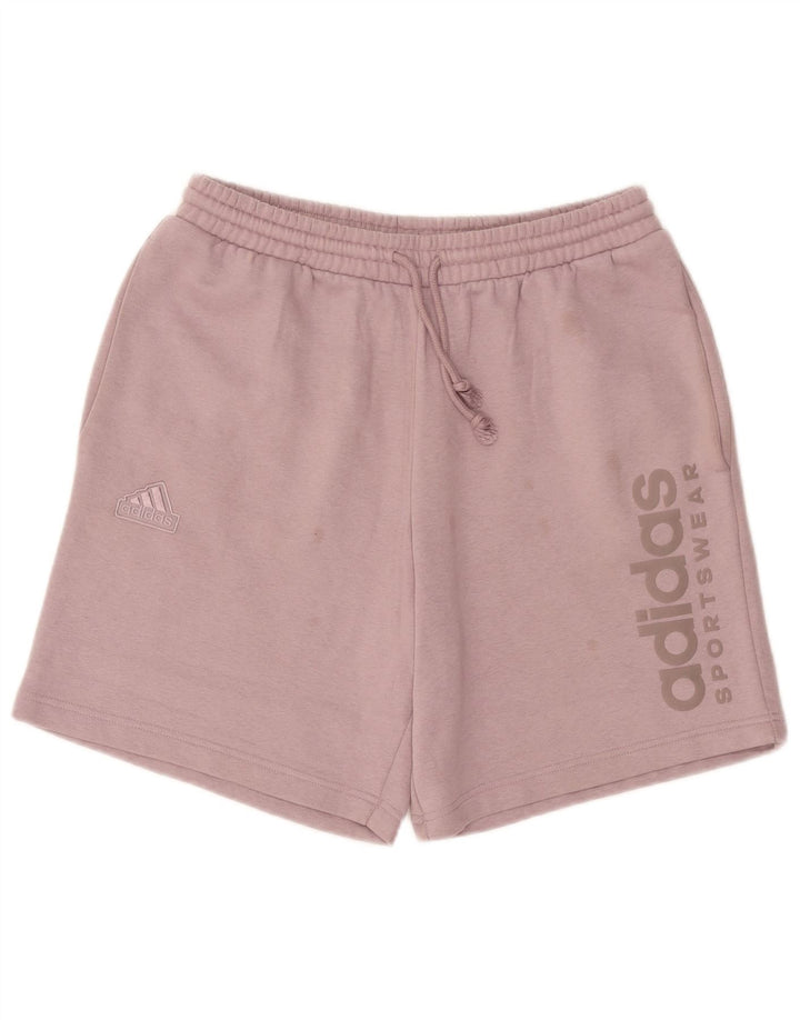 Adidas Mens Graphic Sport Shorts Medium  Pink Cotton