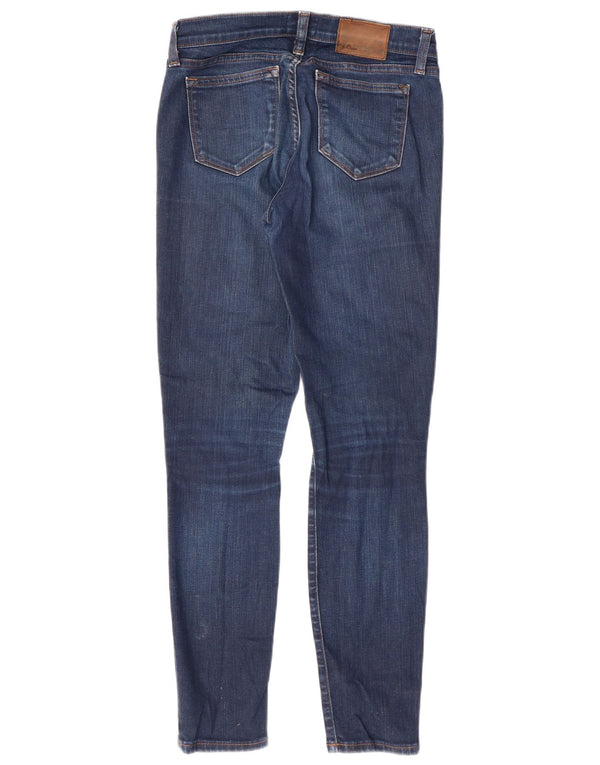 J. Crew Womens Toothpick Skinny Jeans W26 L28  Blue Cotton