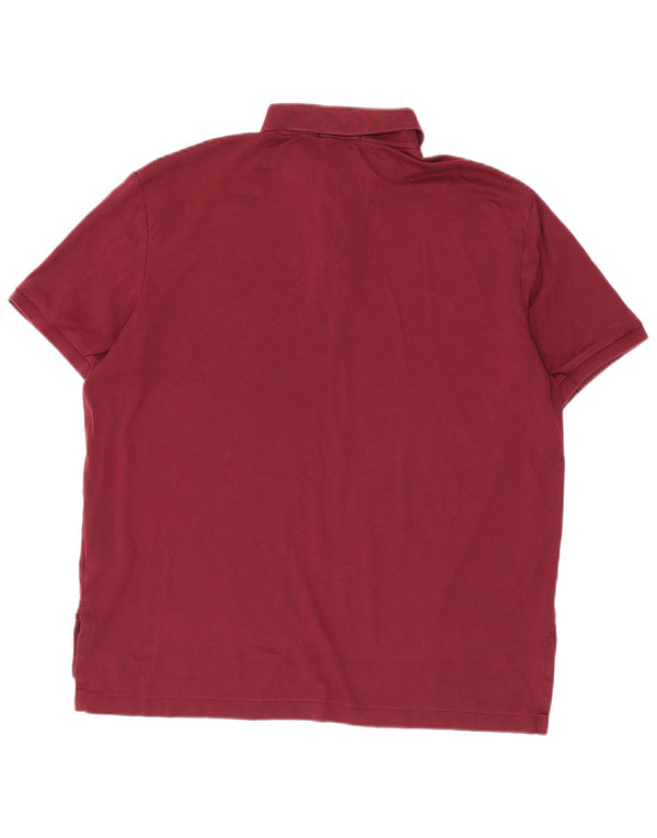Polo Ralph Lauren Mens Shirt Large Burgundy Cotton