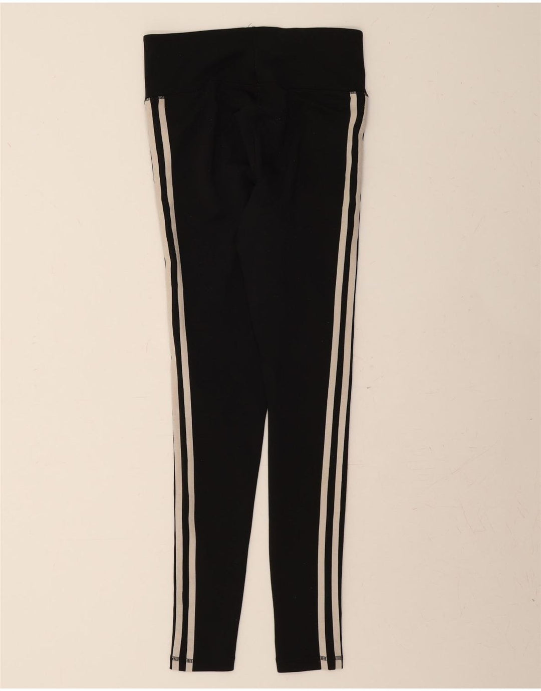 ADIDAS Womens Climalite Leggings UK 8/10 Small  Black Polyester Vintage Adidas and Second-Hand Adidas from Messina Hembry 