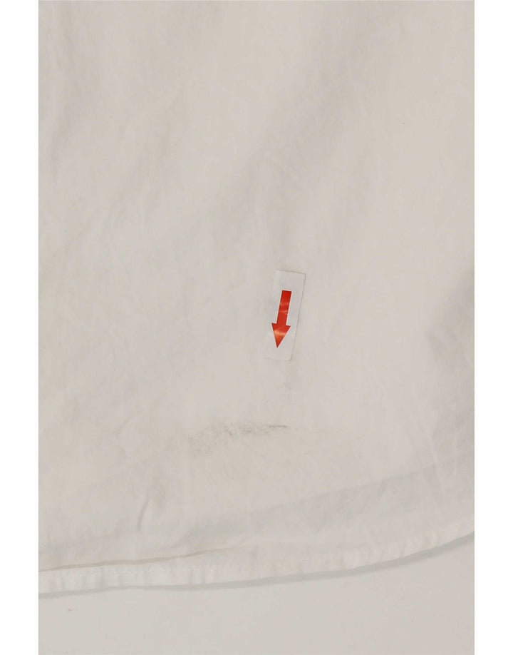 French Connection Mens Shirt Large White Cotton