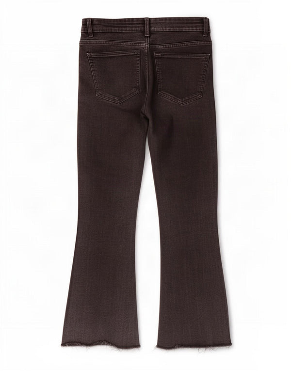Zara Womens Flared Jeans EU 38 Small W28 L26 Black Cotton
