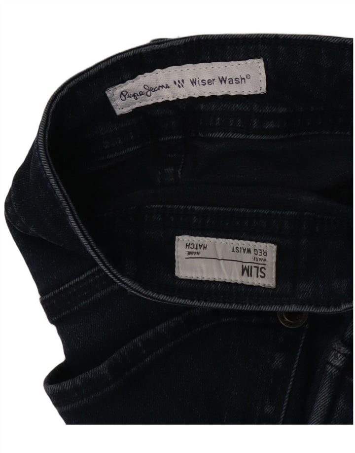 PEPE Jeans Mens Slim Jeans W36 L33 Navy Blue