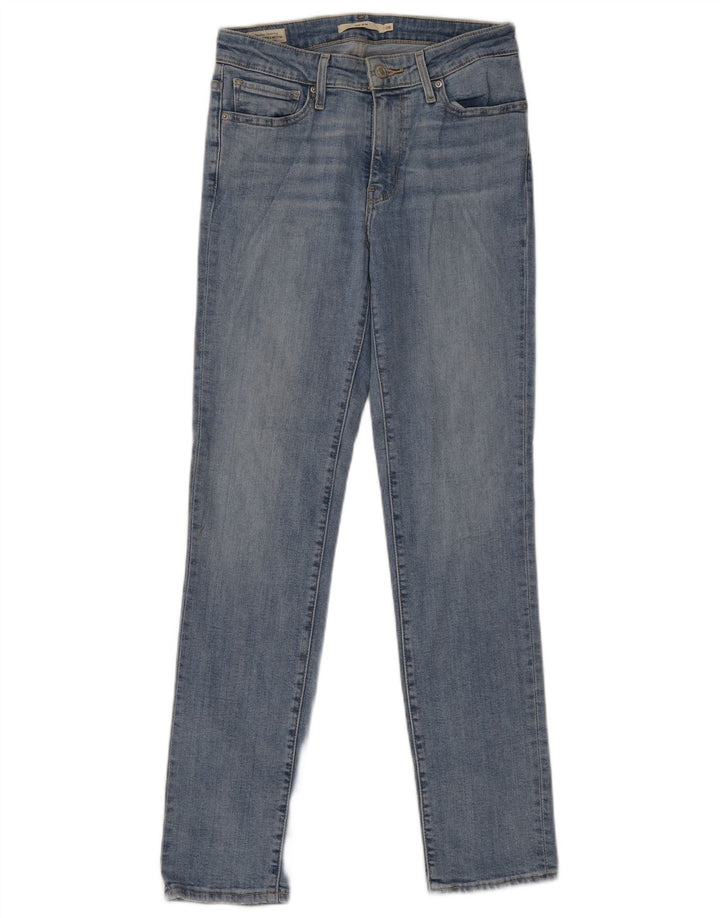 Levi's Womens 712 Slim Jeans W28 L30 Blue Cotton