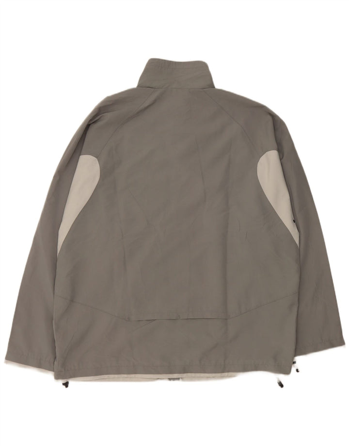 Lotto Mens Tracksuit Top Jacket XL Grey Colourblock Polyester