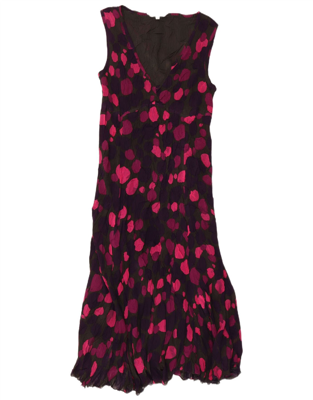 EAST Womens Sleeveless Maxi Dress UK 14 Medium Multicoloured Spotted