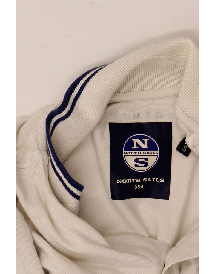 North Sails Mens Polo Shirt Small White