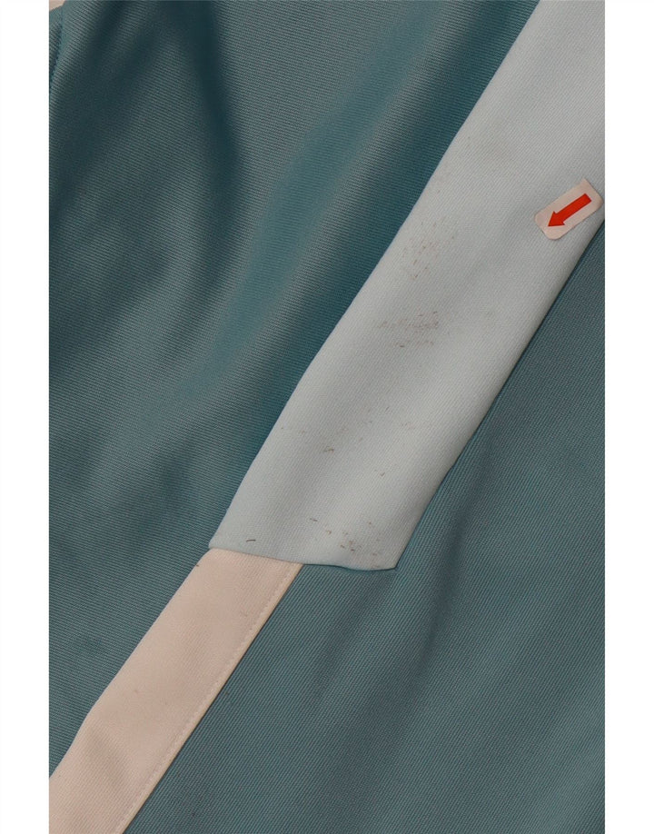 Nike Womens Oversized Graphic Tracksuit Top Jacket UK 10 Small Blue