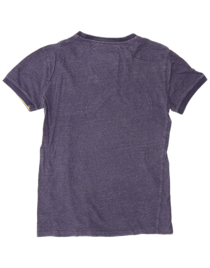 SUPERDRY Mens T-Shirt Top Small Blue