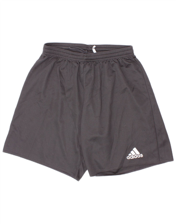 Adidas Boys Climalite Sport Shorts 9-10 Years Small Black Polyester
