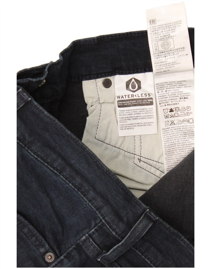 Levi's Mens Slim Jeans W38 L30 Navy Blue Cotton