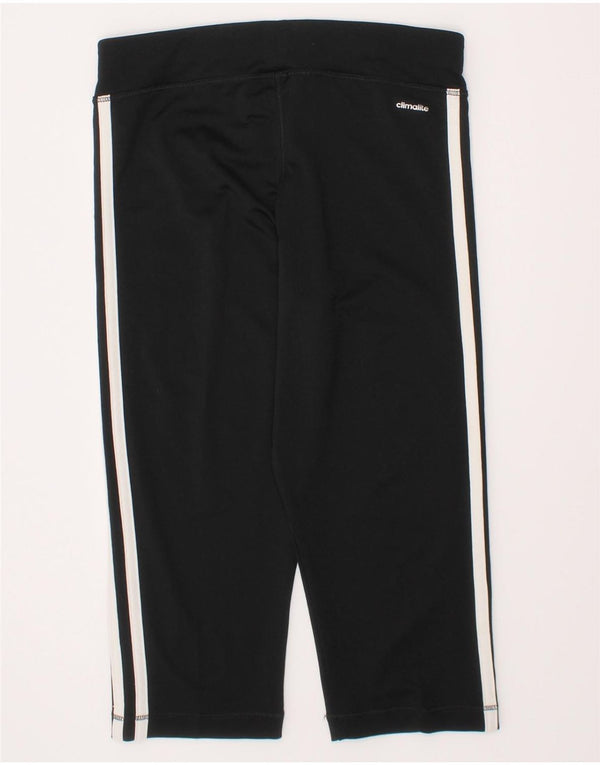 ADIDAS Girls Climalite Leggings 11-12 Years  Black Polyester