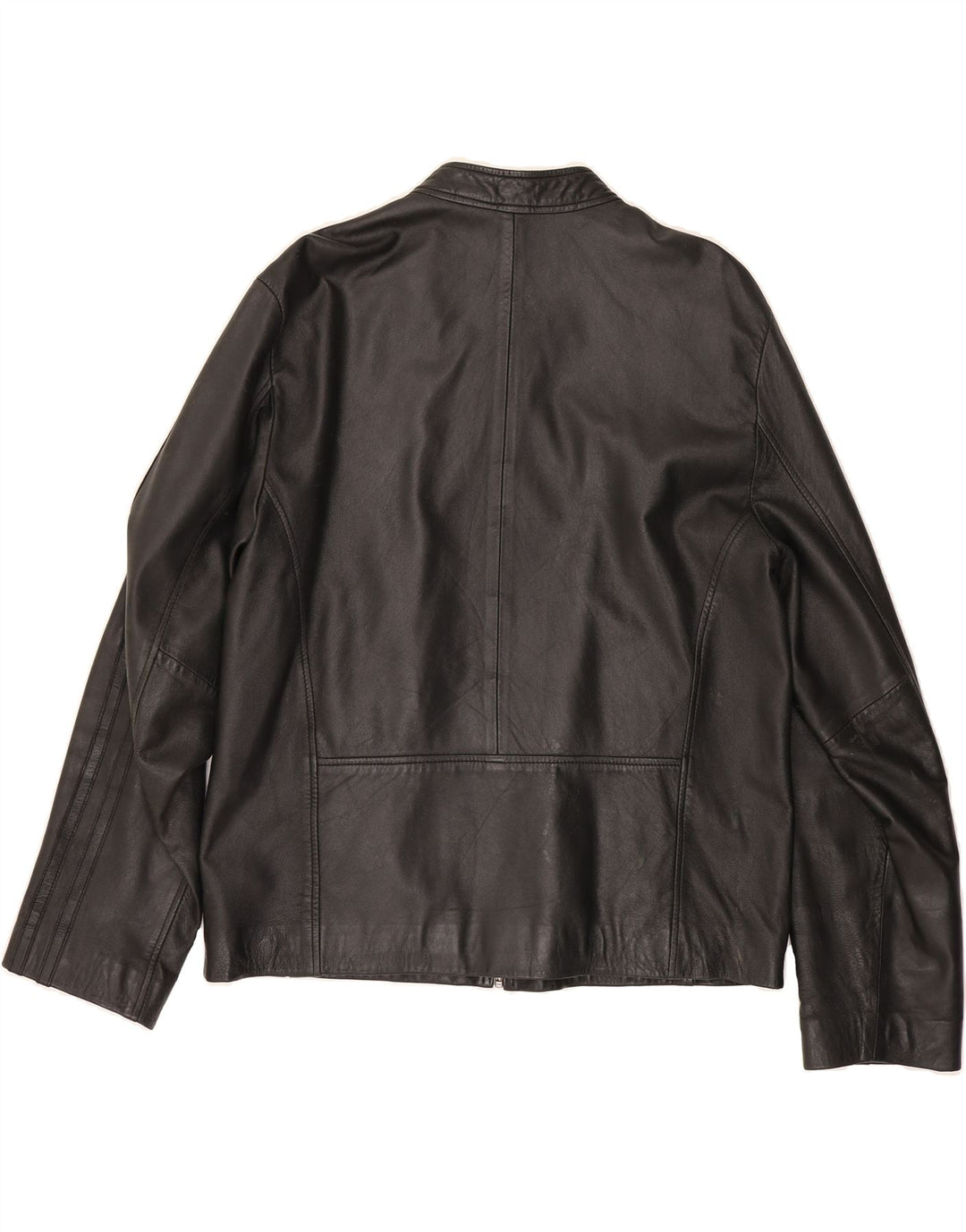 PETER WERTH Womens Leather Jacket UK 18 XL Black Leather Vintage Peter Werth and Second-Hand Peter Werth from Messina Hembry 