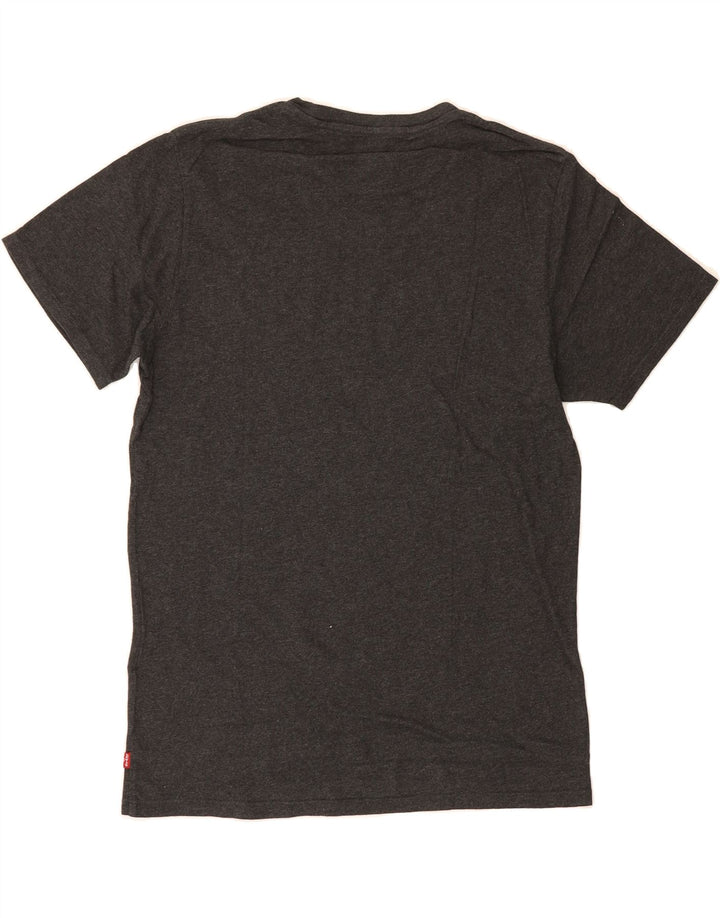 LEVI'S Mens Graphic T-Shirt Top Medium Grey Cotton Classic Vintage Levi's and Second-Hand Levi's from Messina Hembry 