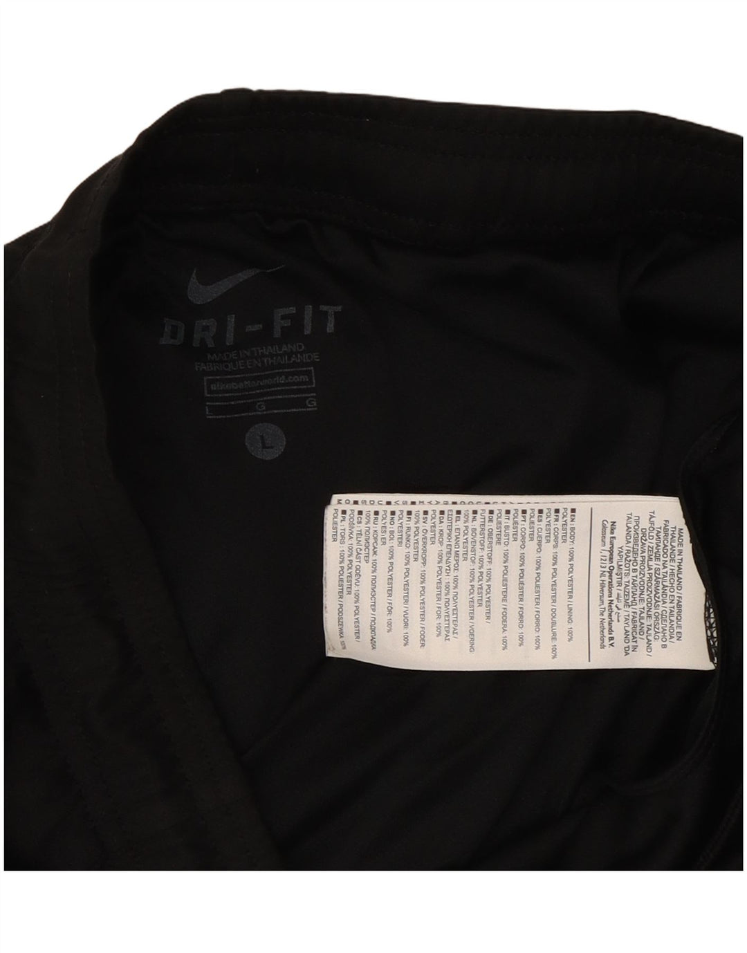 Nike Mens Dri Fit Sport Shorts Large Black Polyester