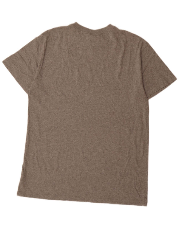 Nike Mens T-Shirt Top Large Grey Cotton
