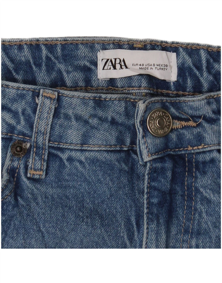 Zara Womens Straight Jeans EU 40 Medium W30 L31 Blue