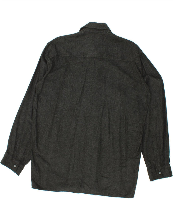 NANI BON Mens Shirt Large Grey Polyester Vintage NANI BON and Second-Hand NANI BON from Messina Hembry 