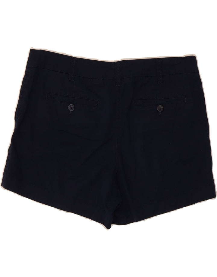 J. CREW Womens Chino Shorts US 8 Medium W34 Navy Blue Cotton Vintage J. Crew and Second-Hand J. Crew from Messina Hembry 