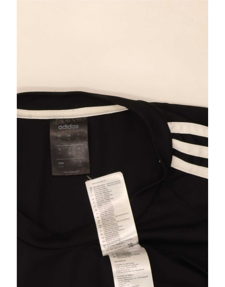 Adidas Mens Climalite T-Shirt Top XL Black Polyester