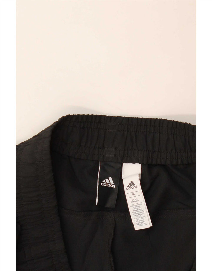 Adidas Mens Tracksuit Trousers Joggers Medium  Black Polyester