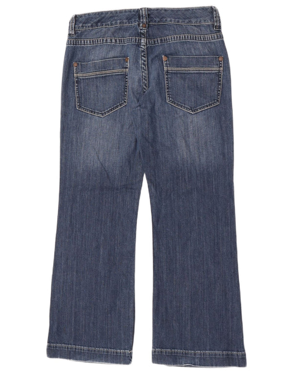 Marks & Spencer Womens Bootcut Jeans UK 14 Large W34 L28 Blue Cotton