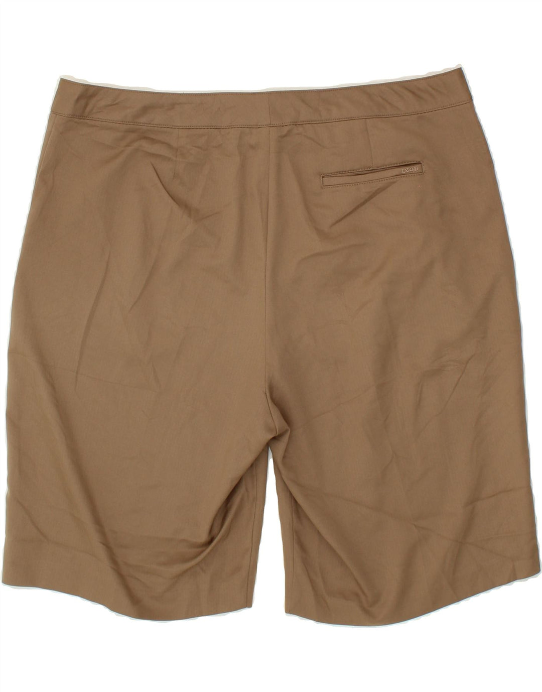 IZOD Womens Chino Shorts US 14 XL W36 Brown Polyester Vintage Izod and Second-Hand Izod from Messina Hembry 