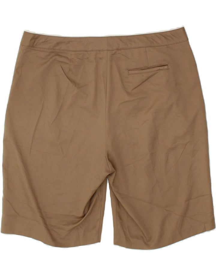 IZOD Womens Chino Shorts US 14 XL W36 Brown Polyester Vintage Izod and Second-Hand Izod from Messina Hembry 