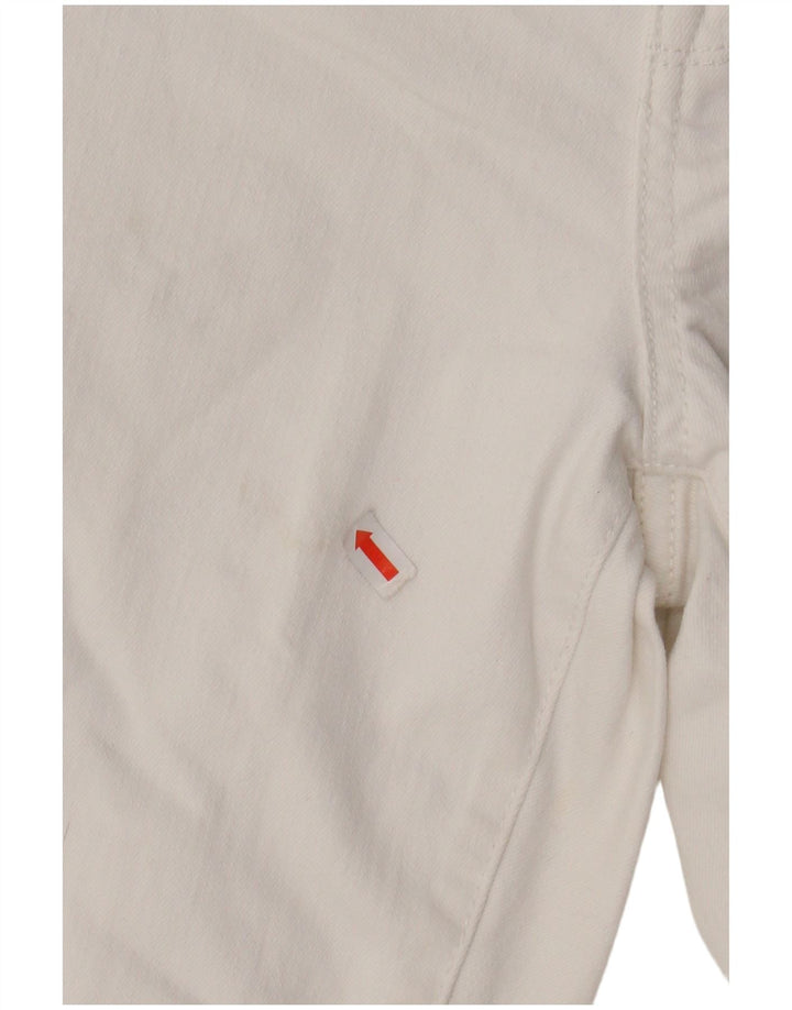 MOSSIMO Womens High Rise Jegging Cropped Jeans US 8 Medium W29 L25 White