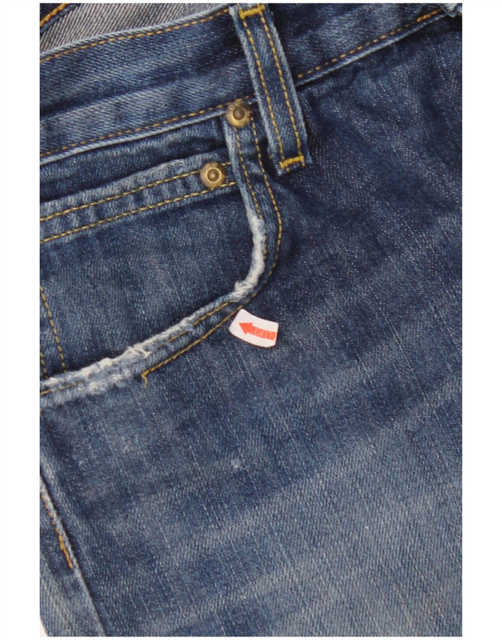 LEE Mens Knox Straight Jeans W32 L34 Navy Blue Cotton