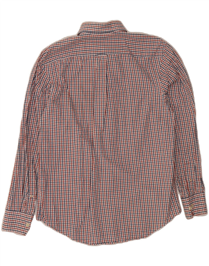IZOD Mens Shirt Small Red Check Cotton Vintage Izod and Second-Hand Izod from Messina Hembry 