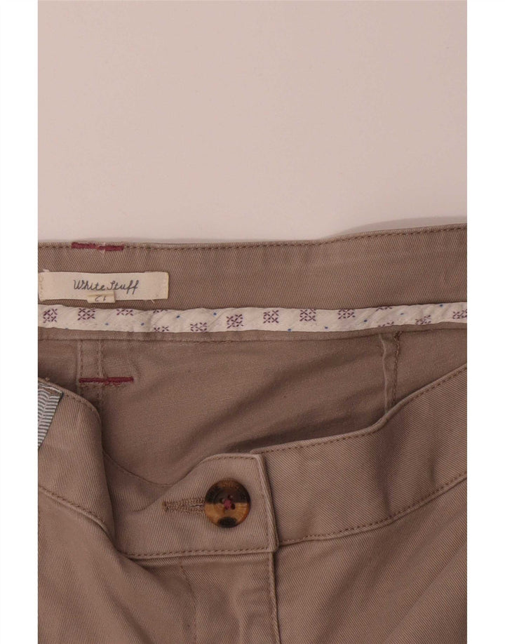White Stuff Womens Shorts UK 12 Medium W34 Beige Cotton