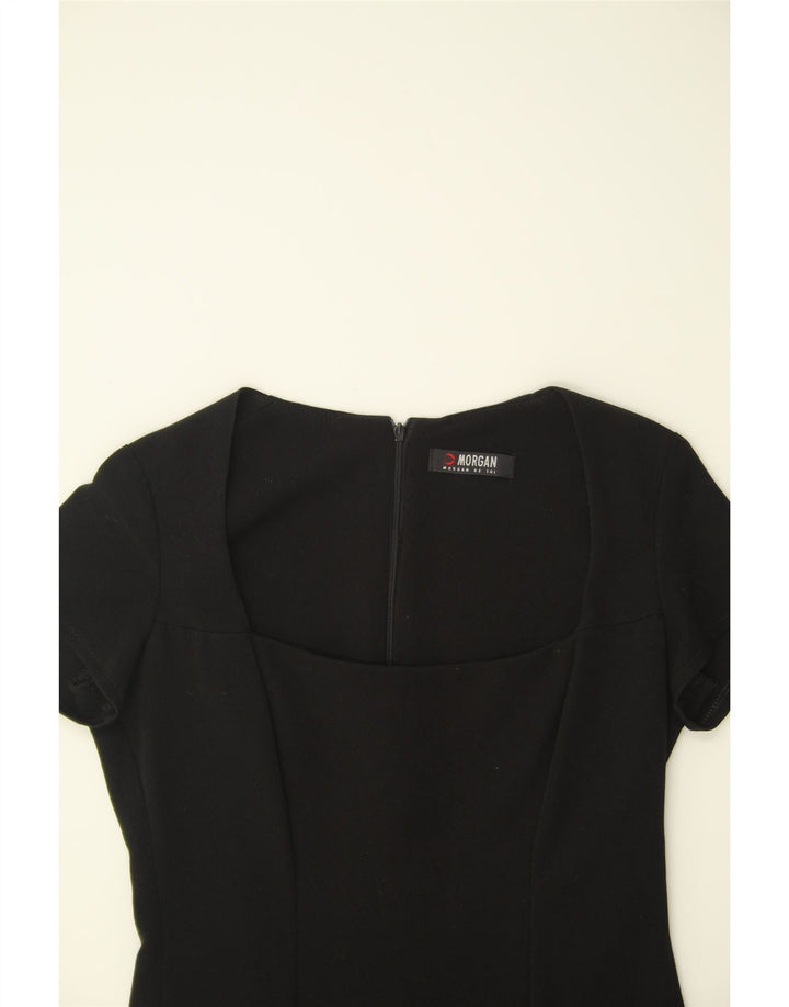 MORGAN Womens Bodycon Dress UK 12 Medium Black Vintage Morgan and Second-Hand Morgan from Messina Hembry 