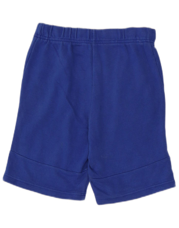 Adidas Boys Graphic Sport Shorts 13-14 Years Blue Cotton