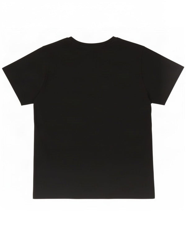 Ralph Lauren Womens T-Shirt Top UK 14 Large Black Cotton