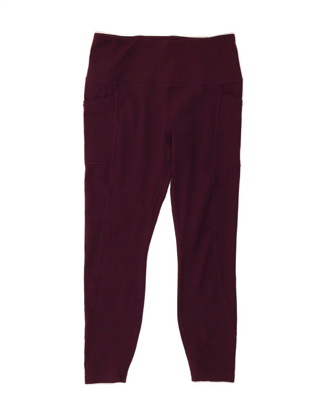 REEBOK Womens Capri Leggings UK 14 Medium  Purple Polyester Vintage Reebok and Second-Hand Reebok from Messina Hembry 