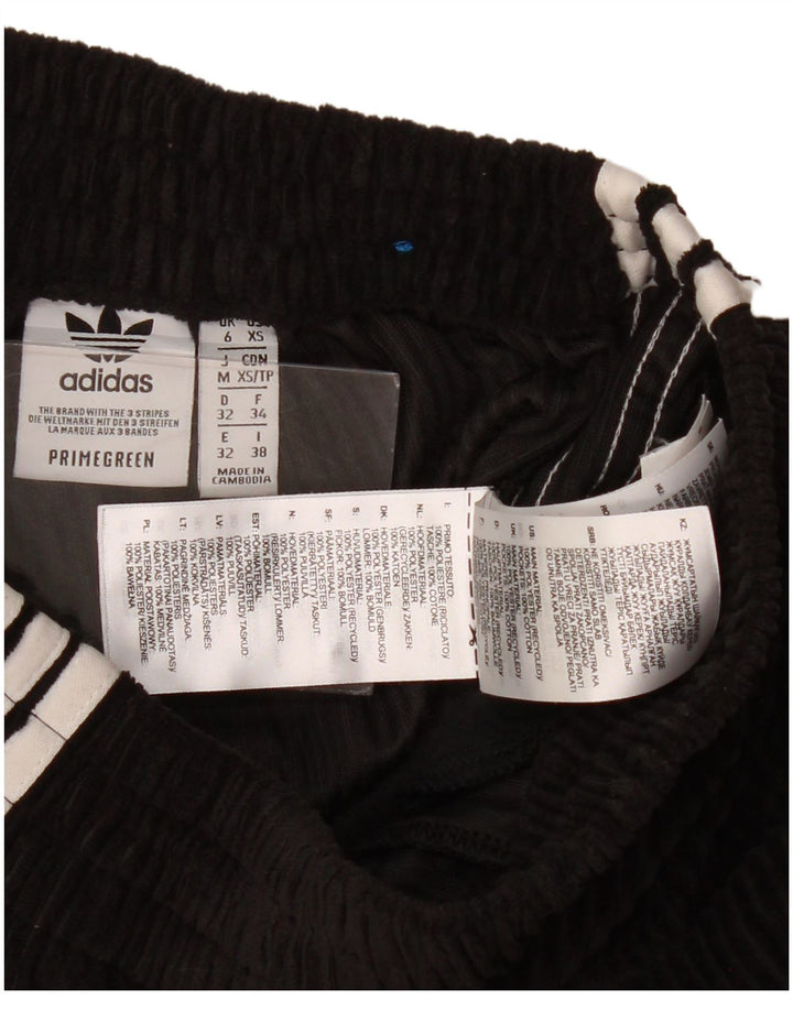 Adidas Womens Tracksuit Trousers UK 6 XS  Black Polyester