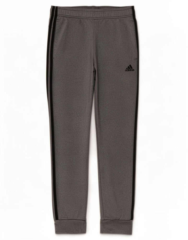 Adidas Womens Tracksuit Trousers Joggers UK 8 Small Grey Polyester