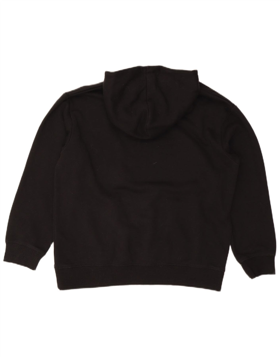 UMBRO Mens Graphic Hoodie Jumper Large Black Cotton