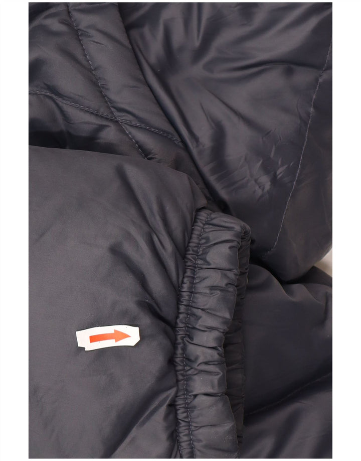 Puma Mens Padded Jacket UK 40 Large Navy Blue Nylon