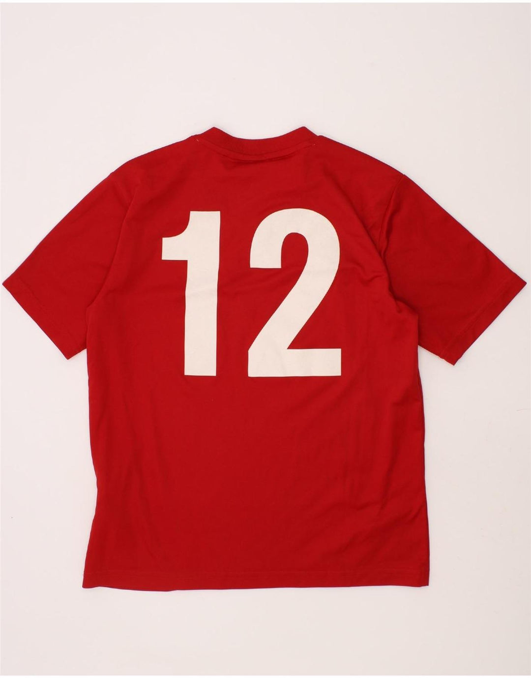 ADIDAS Boys Graphic T-Shirt Top 9-10 Years Red Polyester Vintage Adidas and Second-Hand Adidas from Messina Hembry 
