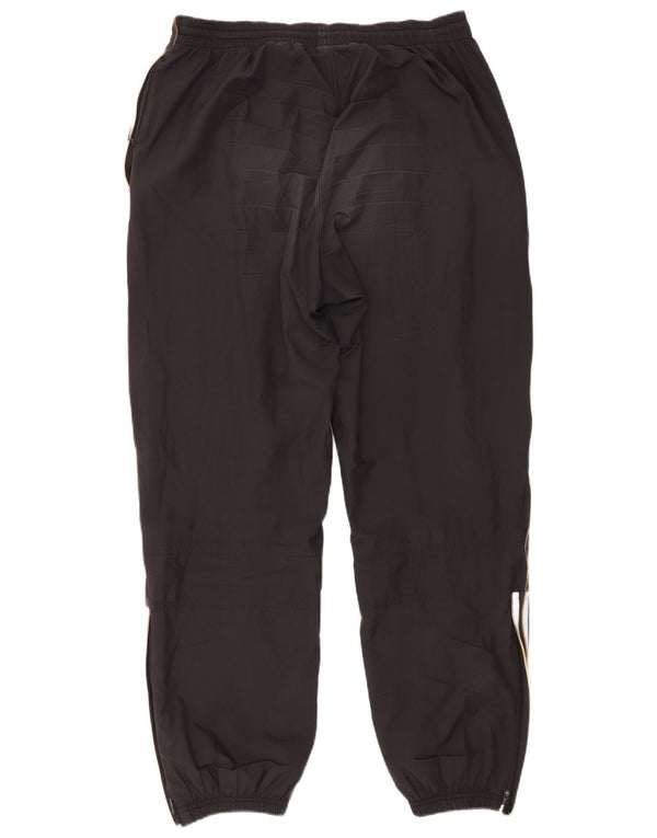 Adidas Mens Tracksuit Trousers UK 42/44 Large Black Polyester Sports