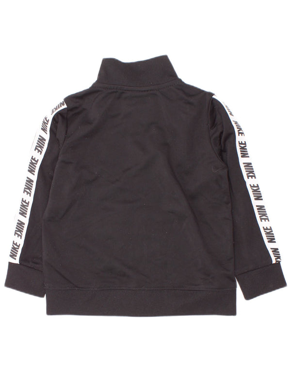Nike Baby Boys Graphic Tracksuit Top Jacket 12-18 Months Black Colourblock