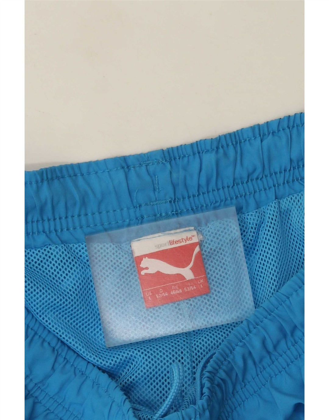 Puma Mens Graphic Bermuda Sport Shorts Large Blue